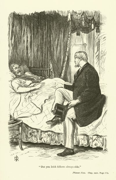 Illusztráció Phineas Finn számára, Anthony Trollope alkotó: John Everett Millais