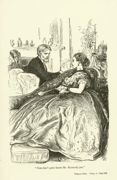 Illusztráció Phineas Finn számára, Anthony Trollope alkotó: John Everett Millais