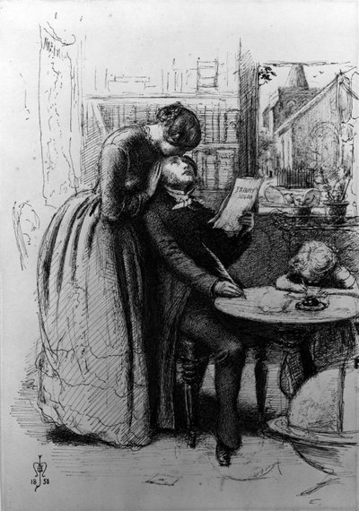 Szerelemből házasodott, 1853 alkotó: John Everett Millais