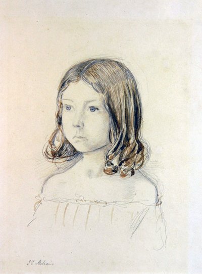 Mary Gertrude Holmes portréja alkotó: John Everett Millais