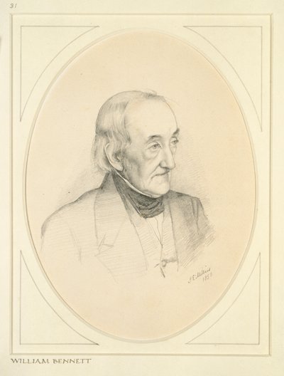 William Bennett portréja, 1850 alkotó: John Everett Millais