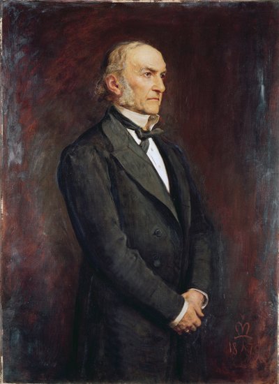 William Ewart Galdstone (1809-1898) portréja, 1879 alkotó: John Everett Millais