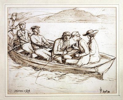 Lazac a mítosz (toll és tinta papíron) alkotó: John Everett Millais