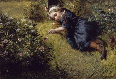 Aludj a kertben alkotó: John Everett Millais