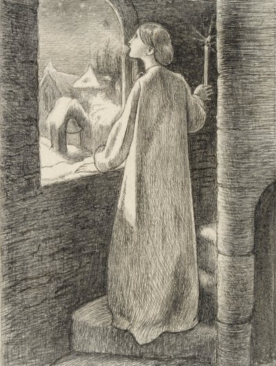 Szent Ágnes Éva, 1857 alkotó: John Everett Millais