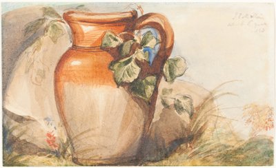 Tanulmány egy kerámia kancsóról [előlap] alkotó: John Everett Millais