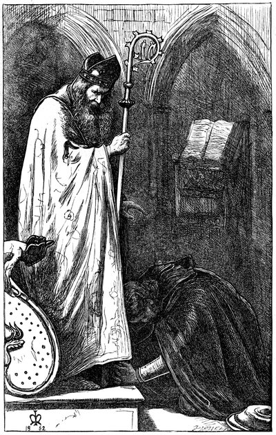 A püspök és a lovag, 1862. alkotó: John Everett Millais