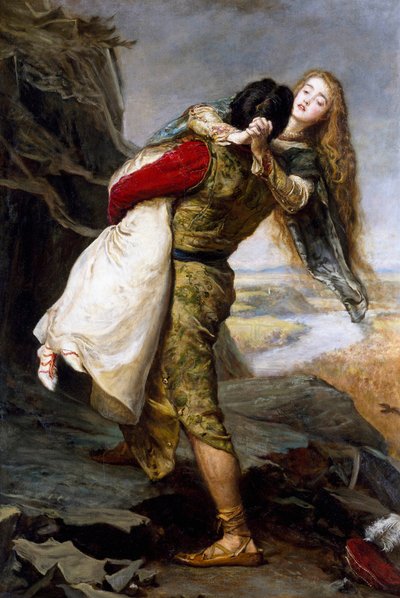A szerelem koronája alkotó: John Everett Millais