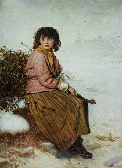A fagyöngygyűjtő, 1894 alkotó: John Everett Millais