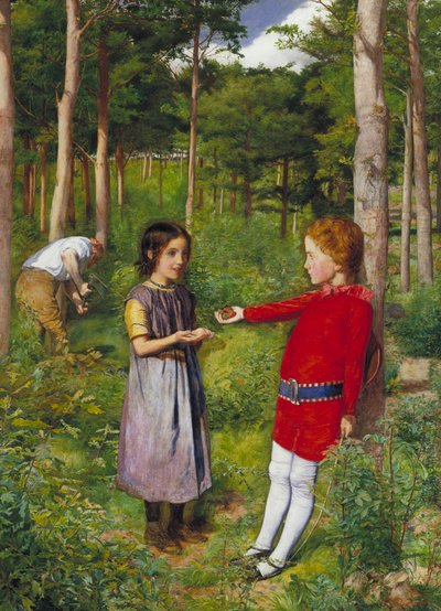 „A favágó lánya”, 1851 alkotó: John Everett Millais