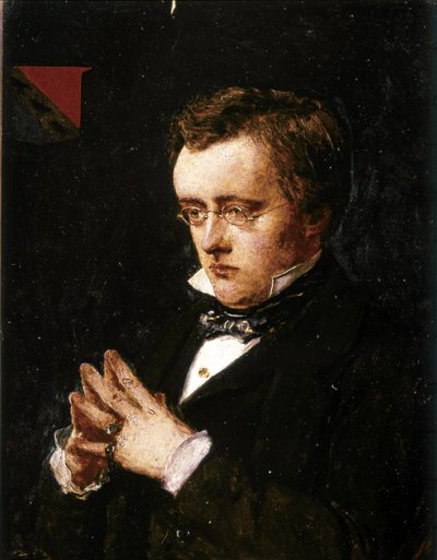 Wilkie Collins, portré. 1850 (olaj, tábla) alkotó: John Everett Millais