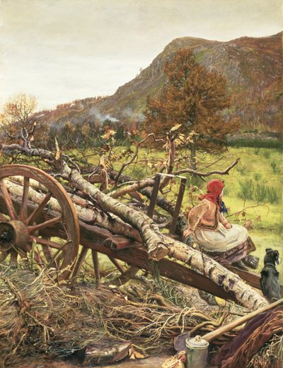 Winter Fuel alkotó: John Everett Millais