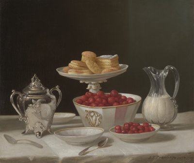 Desszert csendélet, 1855 alkotó: John F. Francis