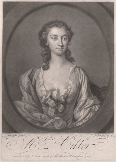 Mrs. Cibber alkotó: John Faber the younger