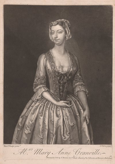 Mrs. Mary Ann Granville alkotó: John Faber the younger