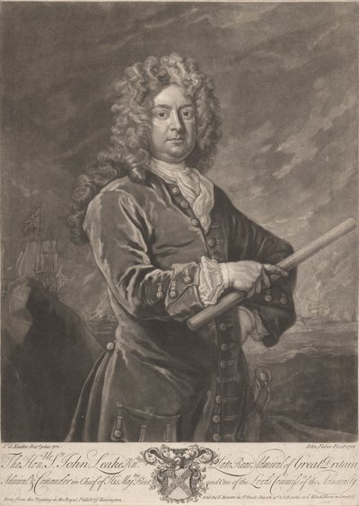 A tisztelt John Leake alkotó: John Faber the younger