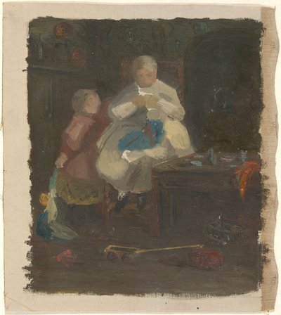 Nő és Gyermek alkotó: John Ferguson Weir