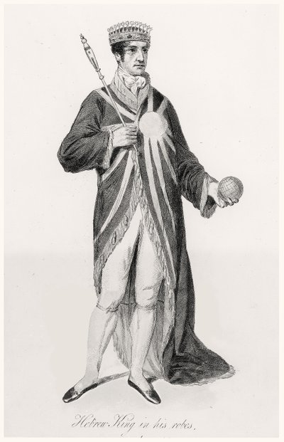 Egy héber király a köntösében alkotó: John Finlayson