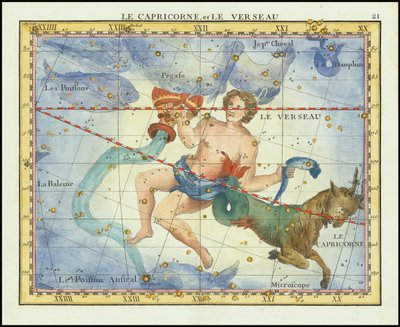1776 - John Flamsteed - Le Capricorne, et Le Verseau (Bak és Vízöntő) alkotó: John Flamsteed