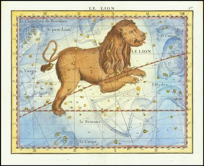 1776 - John Flamsteed - Le Lion (Leo) alkotó: John Flamsteed
