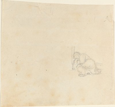 Az ajtóban alszik ábra alkotó: John Flaxman