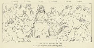 Furiák, Cerberus, Plútó, Proserpine, Hárpiák, Halál alkotó: John Flaxman