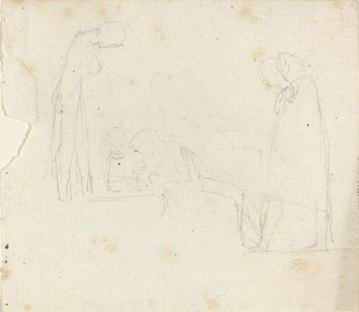 Öt figura csoportja alkotó: John Flaxman