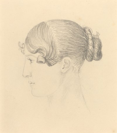 Egy nő feje (Theresa Turner?) alkotó: John Flaxman