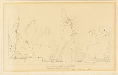 Minerva és Akhilleusz alkotó: John Flaxman