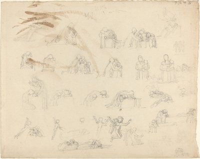 Tanulmányok lapja alkotó: John Flaxman