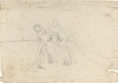 Tanulmányi lap [recto and verso] alkotó: John Flaxman