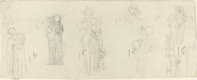 Tanulmányi lap [recto and verso] alkotó: John Flaxman