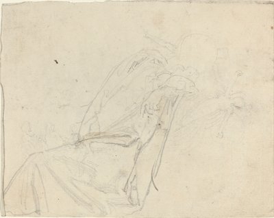 Tanulmányi lap [recto and verso] alkotó: John Flaxman