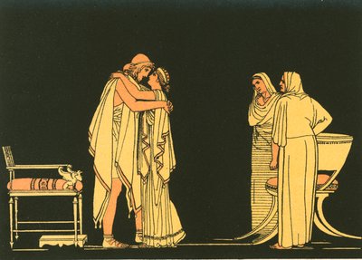 Ulysses és Pénelope találkozása alkotó: John Flaxman