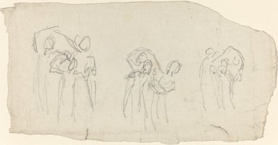 Három táncos csoport alkotó: John Flaxman