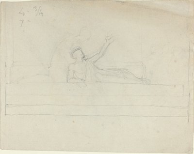 Két görög klasszikus figura alkotó: John Flaxman
