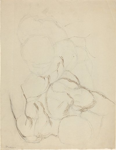 Két férfi akt felülről alkotó: John Flaxman