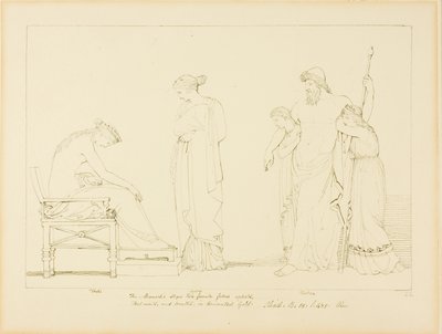 Vulkán és Thetisz alkotó: John Flaxman