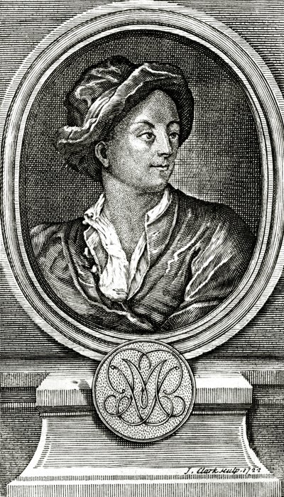 Matthew Prior, metszett J. Clark, 1722 alkotó: John Francis Rigaud
