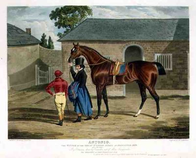 "Antonio", a Doncaster-i Nagy St. Leger győztese alkotó: John Frederick Herring Snr