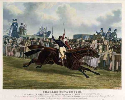 „XII. Károly” és „Euklidész”, a Doncaster-i nagy St. Leger-tétek döntő hősége alkotó: John Frederick Herring Snr
