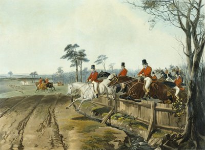 Full Cry, vésette Huffman és Mackrill (színes metszet) alkotó: John Frederick Herring Snr