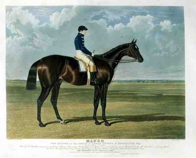 „Mango”, a nagy St. Leger tét nyertese Doncasterben alkotó: John Frederick Herring Snr