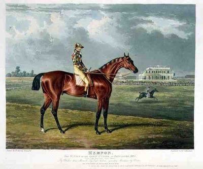 „Memnon”, a Doncaster-i Nagy St. Leger győztese alkotó: John Frederick Herring Snr