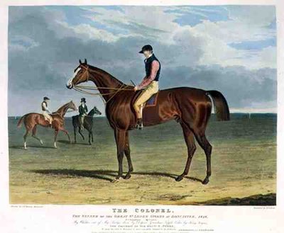 „Az ezredes”, a Doncaster-i Nagy St. Leger-tétek nyertese alkotó: John Frederick Herring Snr