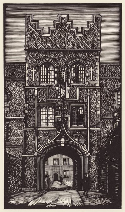 Cambridge: Jézus (fametszet) alkotó: John Frederick Greenwood