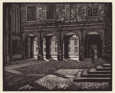 Cambridge: Peterhouse (fametszet) alkotó: John Frederick Greenwood