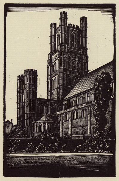 Ely székesegyház: (fametszet) alkotó: John Frederick Greenwood