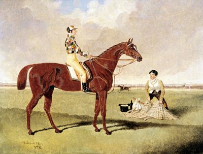 Dick Goodison „mezítláb” lovagolt alkotó: John Frederick Herring Jnr