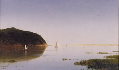 Shrewsbury River, New Jersey, 1859 alkotó: John Frederick Kensett